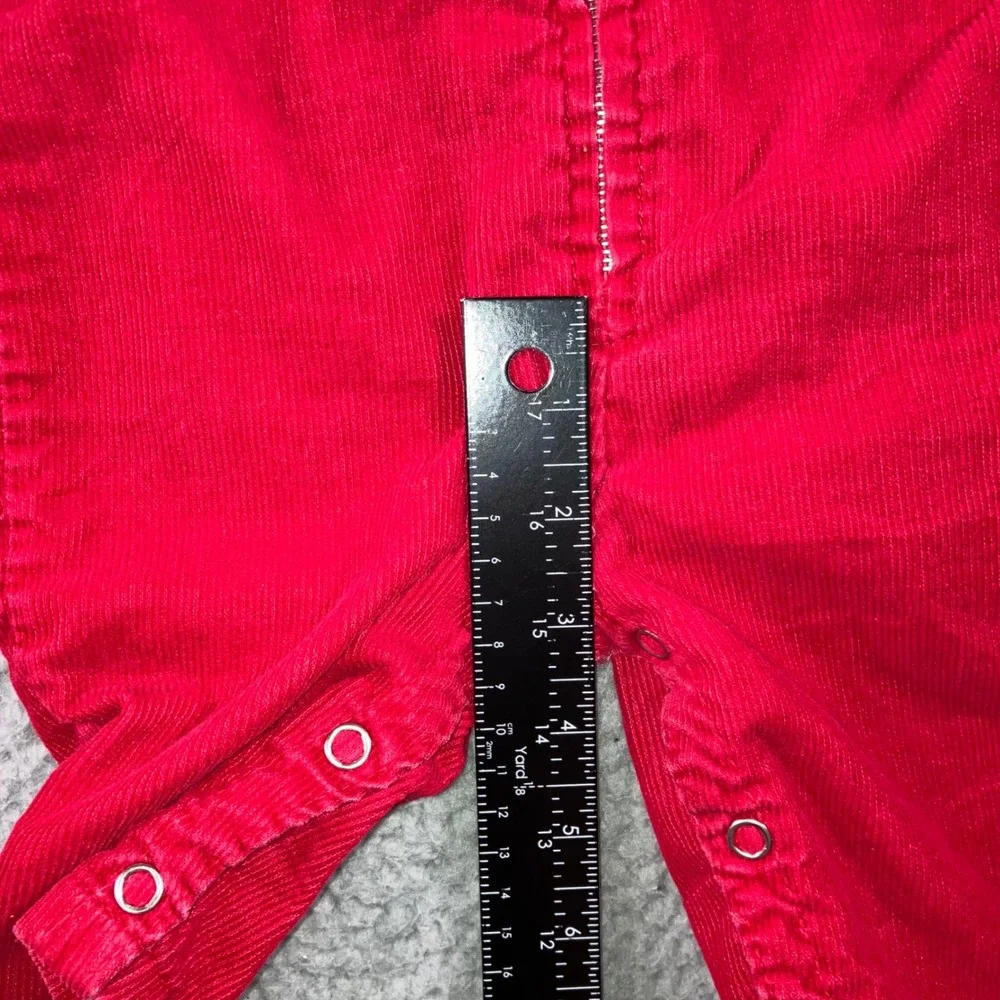 Vintage Corduroy Romper Baby Girls‎ 0-3 MONTH Lace Collar Nursery Rhyme 80s